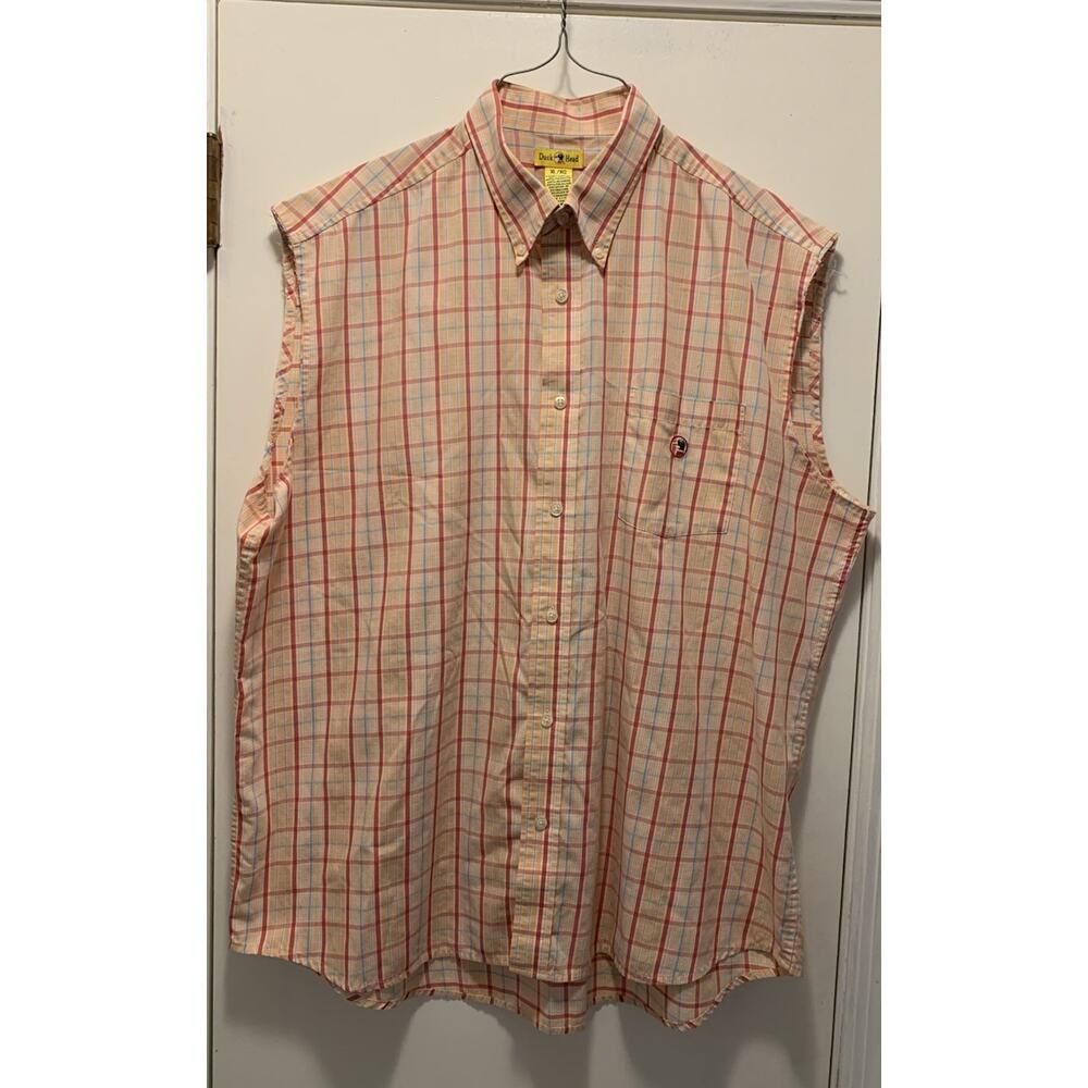 Duck Head Ladies Sleeveless Button Down Shirt Size XL Ladies